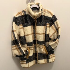 Plaid Sherpa Jacket Maurice’s Women’s Size Large *excellent used condition*